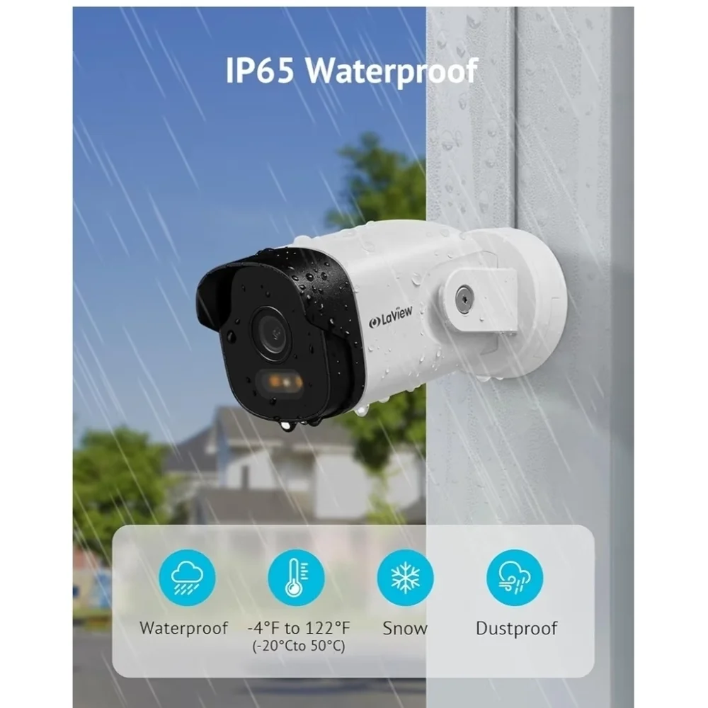 Outdoor Security Cameras 2k - 4 Pack Brand New In Box